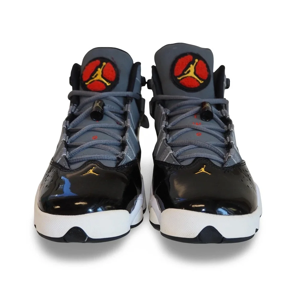 Air Jordan 6 Rings GS Light Graphite Youth 7 Womens 8.5 Basketball 323419-022